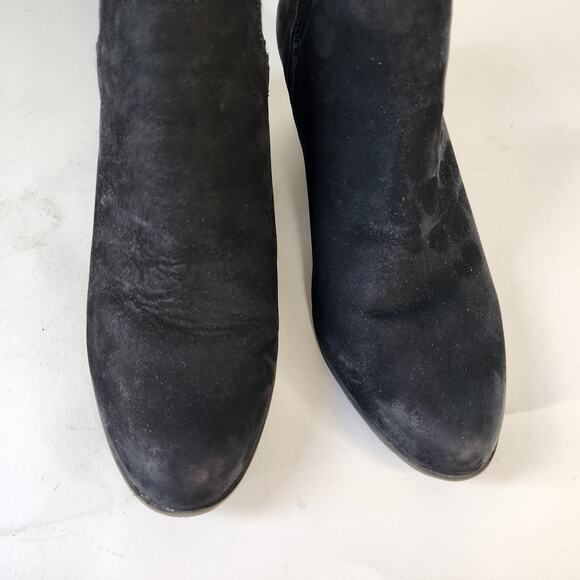 Blondo Victoria Waterproof Nubuck Ankle Boots Black 9M - Picture 3 of 8